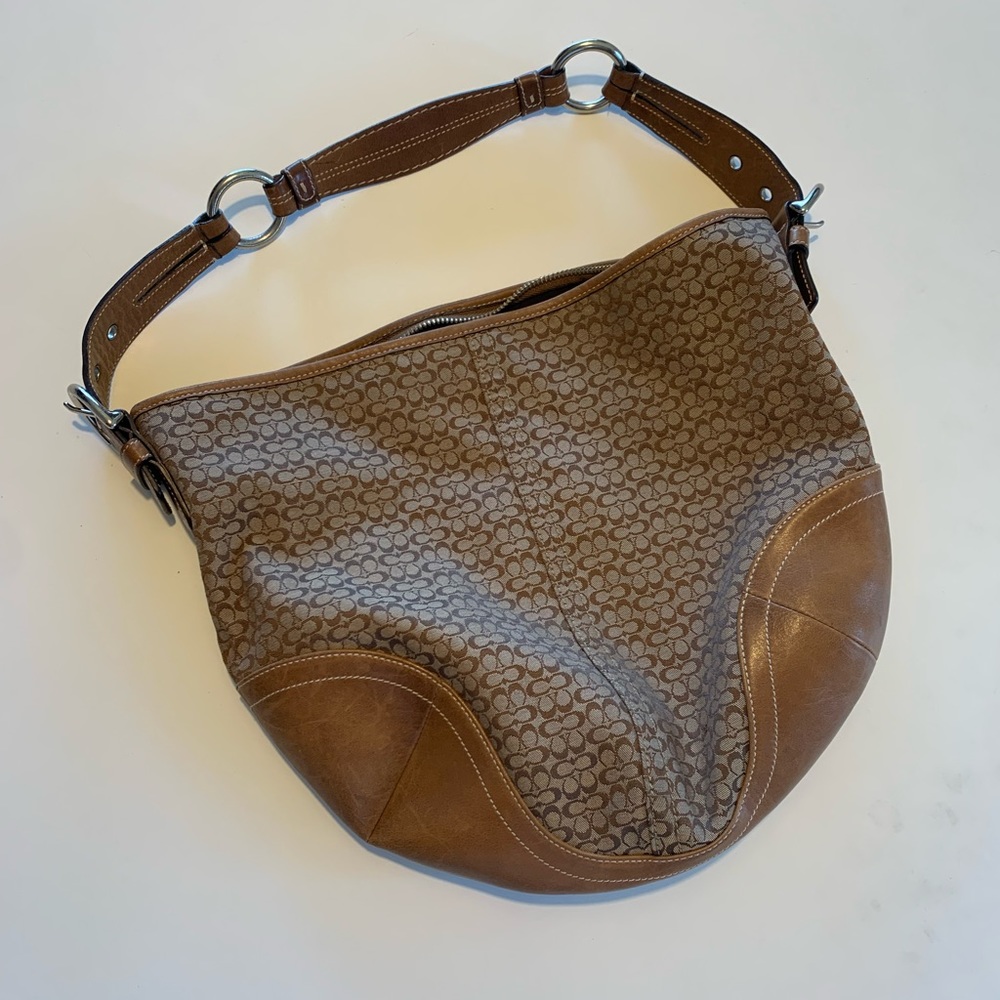 Coach - Purse with Leather Trimming
